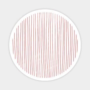 Pink stripes Magnet